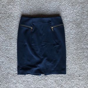 Michael Kors Navy Blue Pencil Skirt Sz 6 worn once